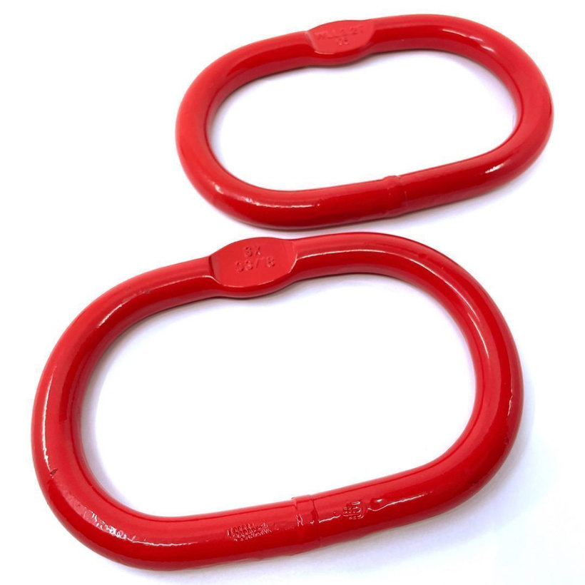 Závesná hlava so sploštením  tr 80 červená 12,8T