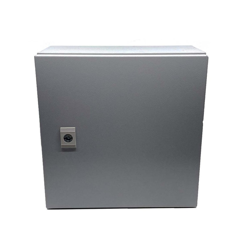 Oceľovo-plechová rozvodnica, sivá 400x400x250mm