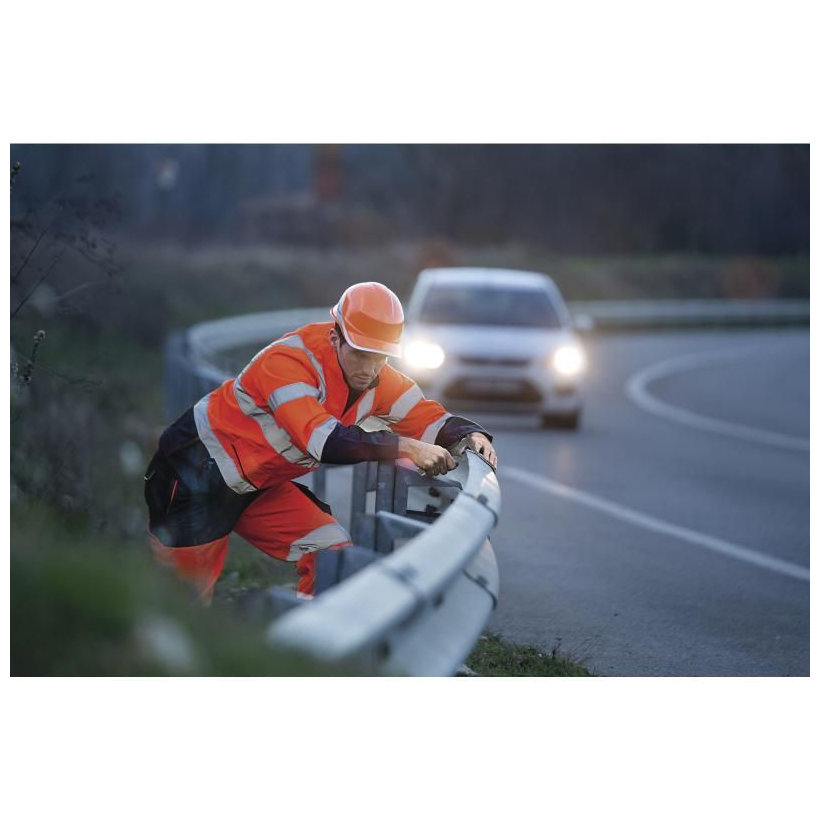 Reflexné pracovné nohavice PHPAN oranžové M
