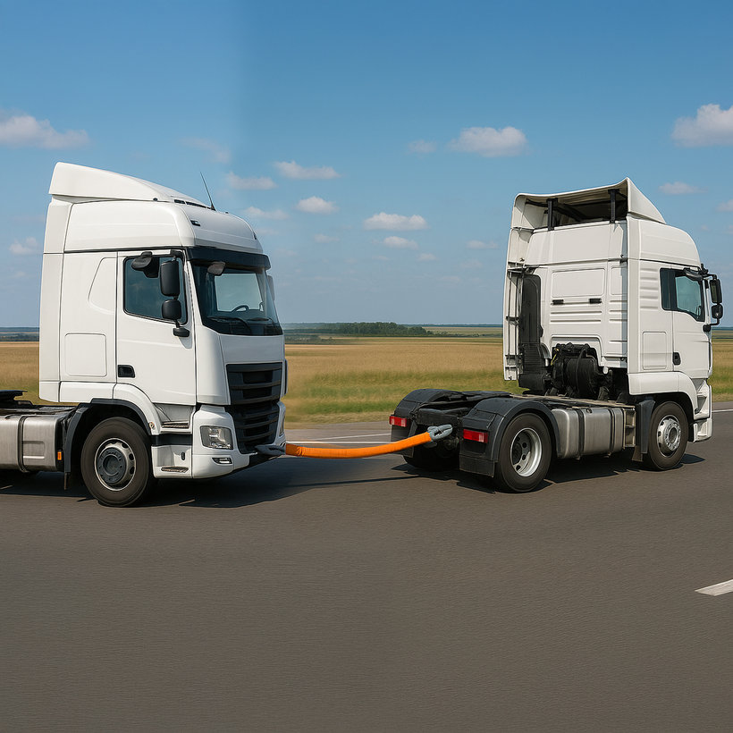 Ťažné lano 12T - 6M (celková nosnosť 84T)