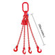 Reťazový záves oko-4 hák tr 80 so skracovačom (5,5m, 6700/4750 kg, 10mm)
