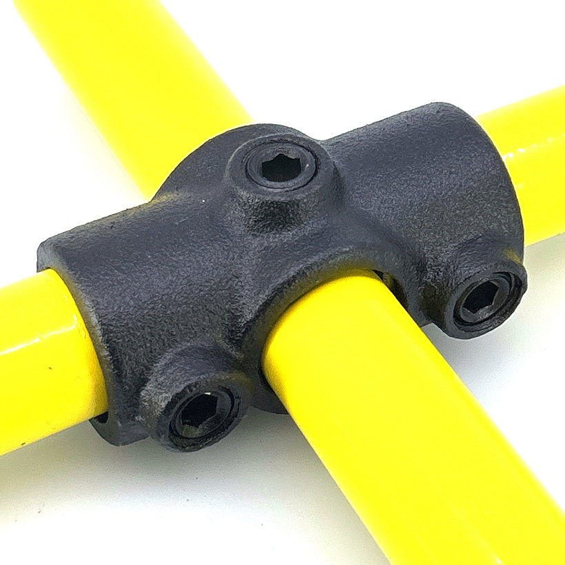 Spojovací článok tvar X 27 mm - čierny