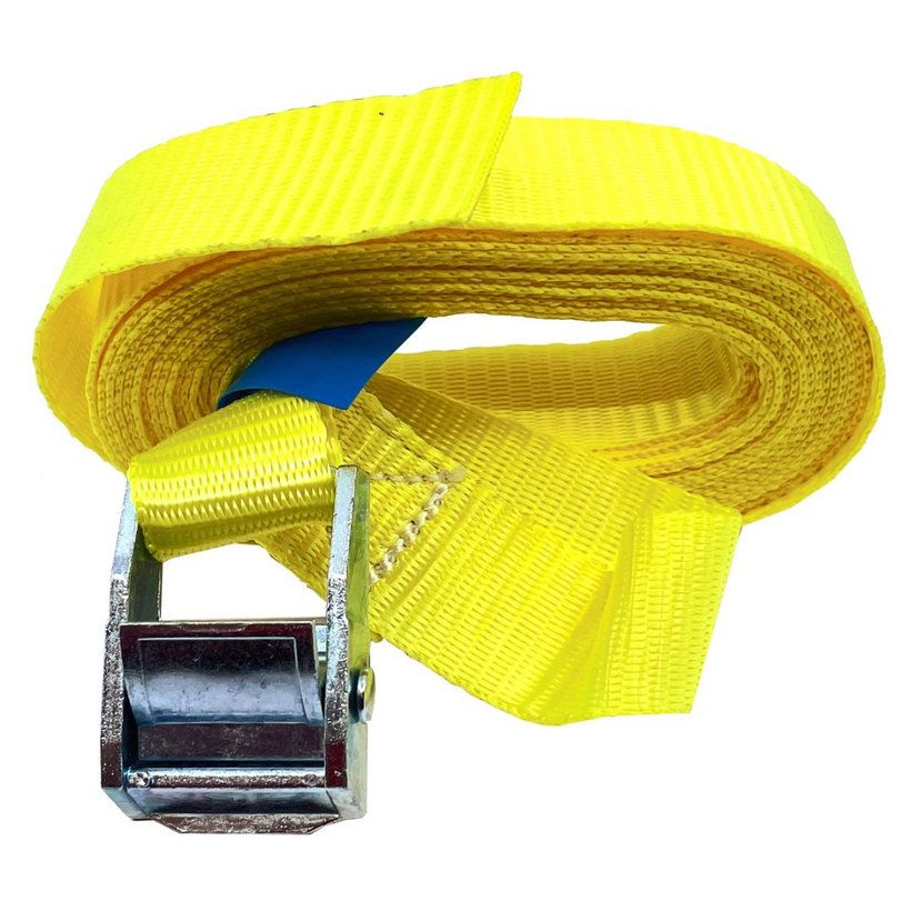 Jednodielny rýchloupínací pás so sponou a voľným koncom žltý 6M