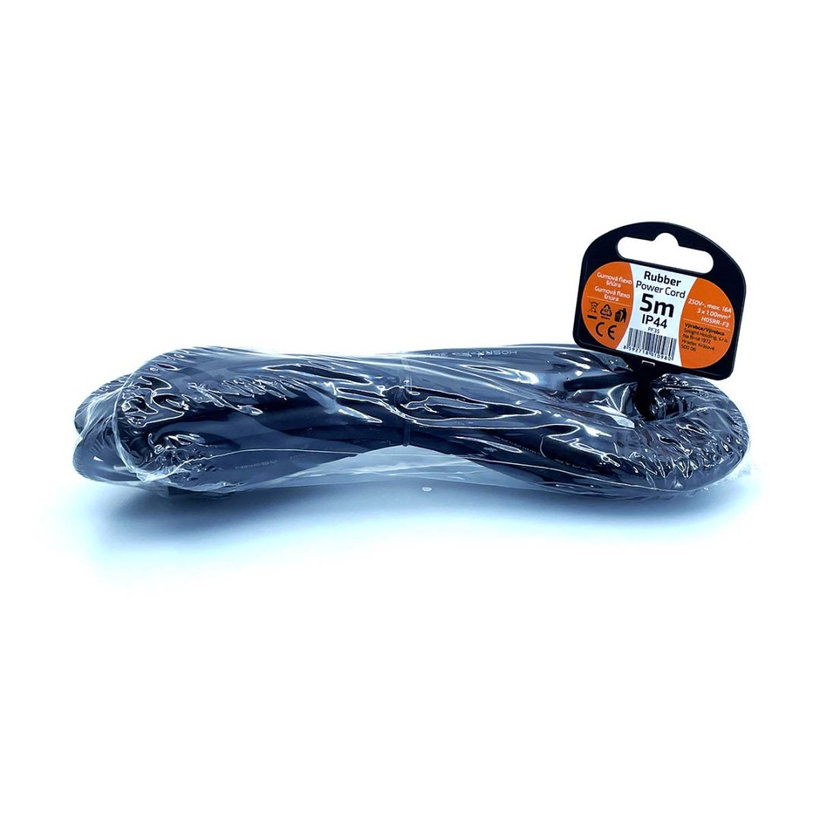 Flexo šnúra 5m 3x1 gumová H05RR-F3 čierna