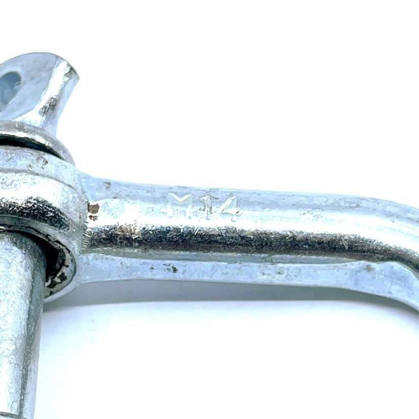 Zámok reťaze tvar D 38mm