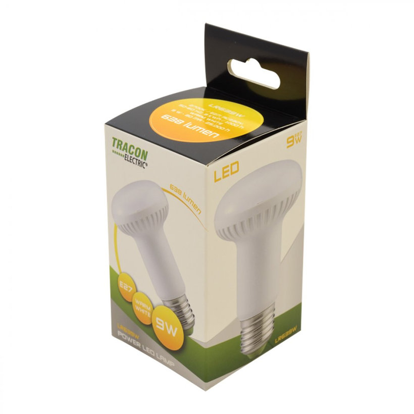 LED žiarovka reflektorová E27 9W - teplá biela