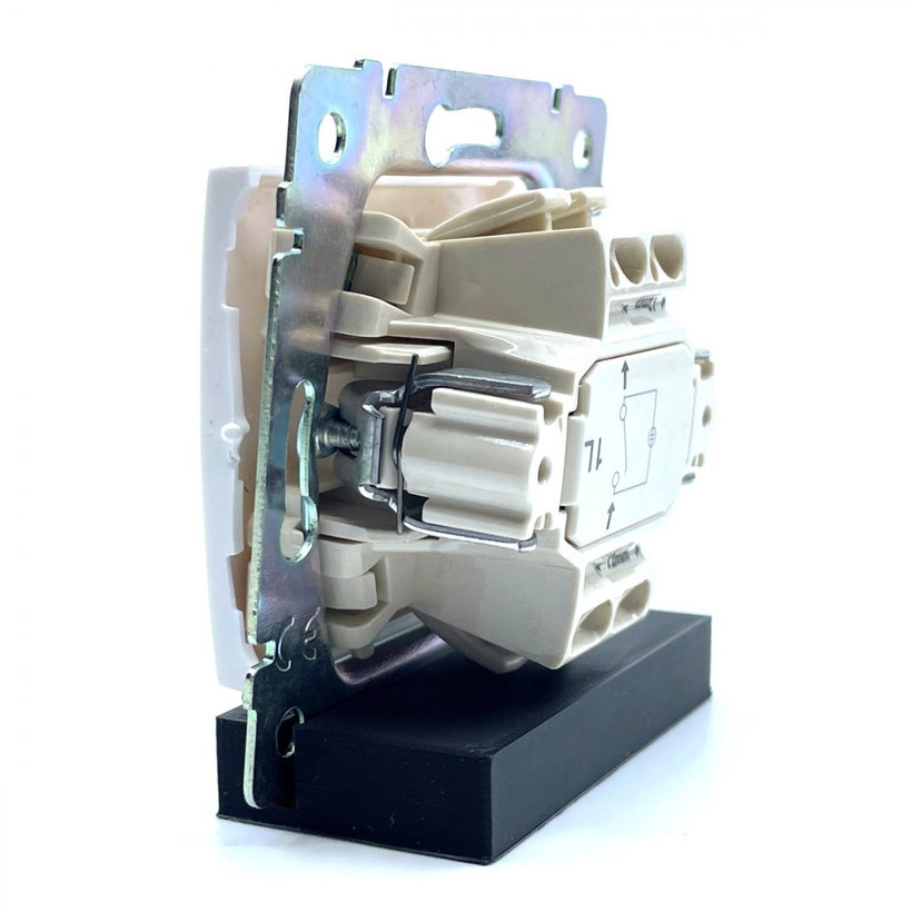 Valena vypínač č.1 podsvietený biely