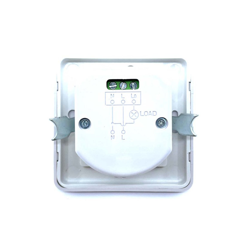 Snímač pohybu zapustený - biely 160°