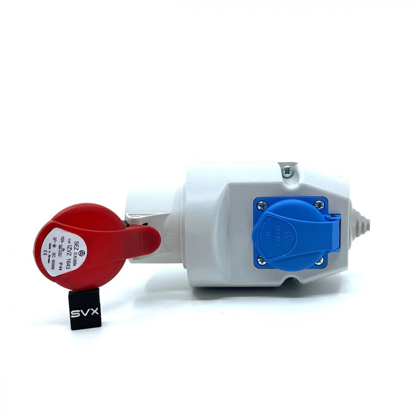 Zásuvka nástenná IZVZ 1643 16A 4p + 230V