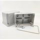 Montážna krabica vysoká IP55 nepriehľadná 100x100x120mm