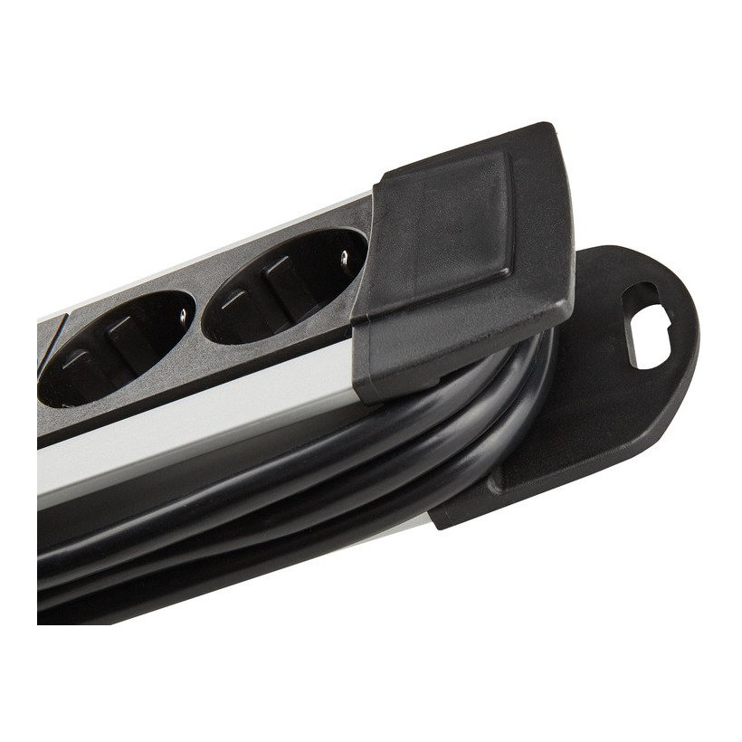 Predlžovací kábel 4-zásuvkový s vypínačom Alu-Line 1,8m