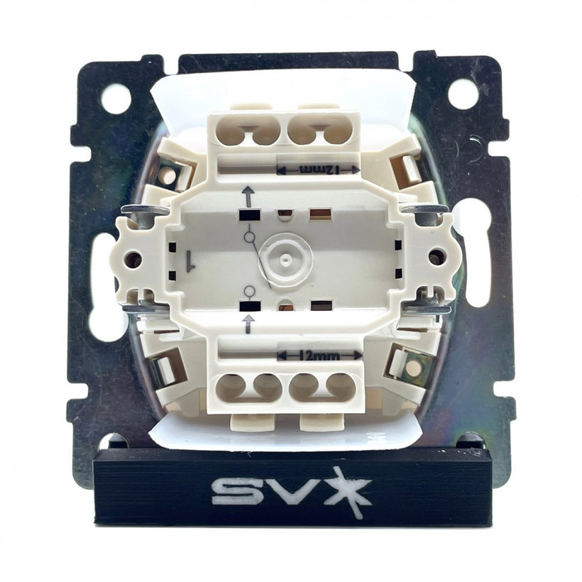 Valena vypínač č.1 IP44 biely