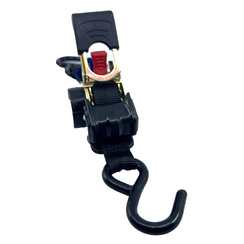 Upínací samonavíjací pás /gurtňa/ s navíjačom a hákmi 1,8M