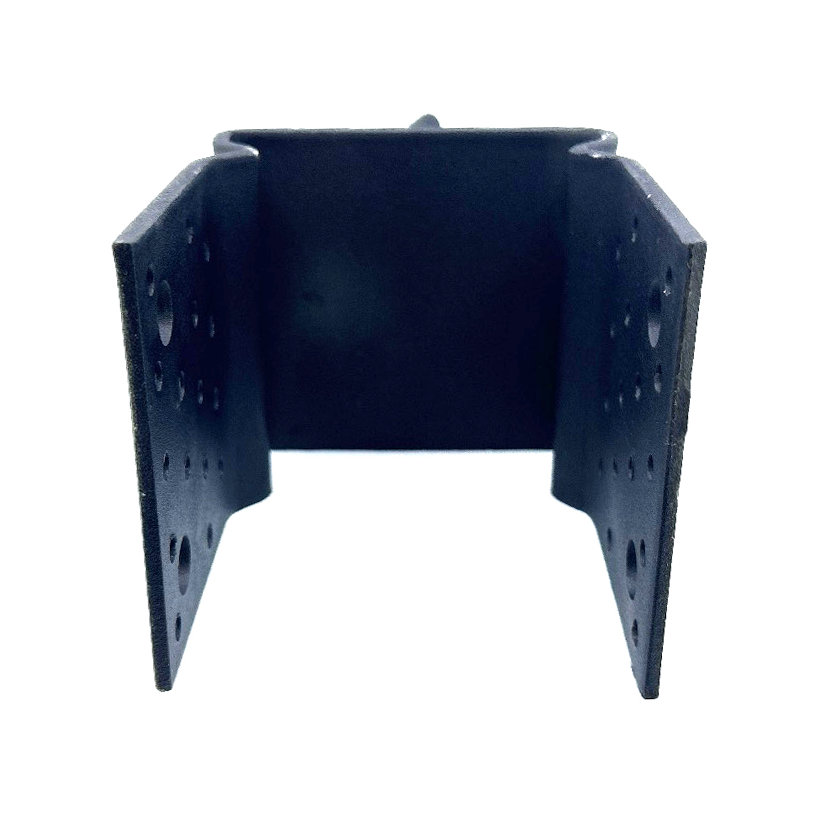 Pätka s prelisom široká hlava 101x100mm čierna