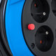 Predlžovací kábel na bubne, modrý 15m