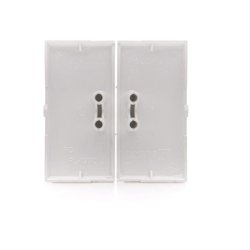 Kryt dvojitý pre dvojitý striedavý prepínač SW6/2M - biela