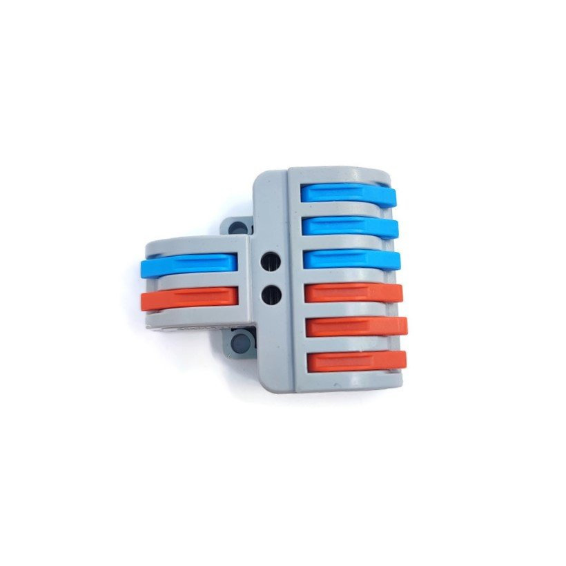 Spojovacia svorka pružinová viacpólová - 8 vodičov