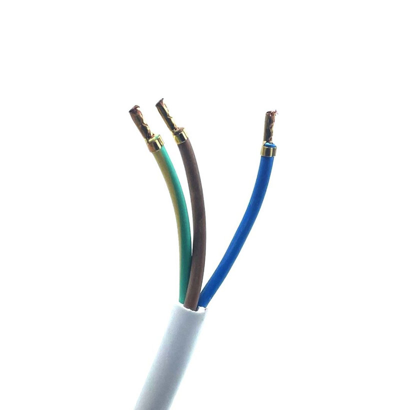 Flexo šnúra 3m 3x1,5 biela