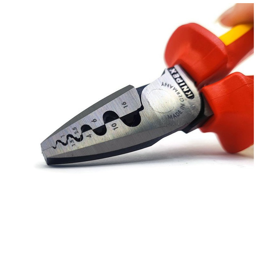 Kliešte lisovacie pre koncové dutinky 180 mm