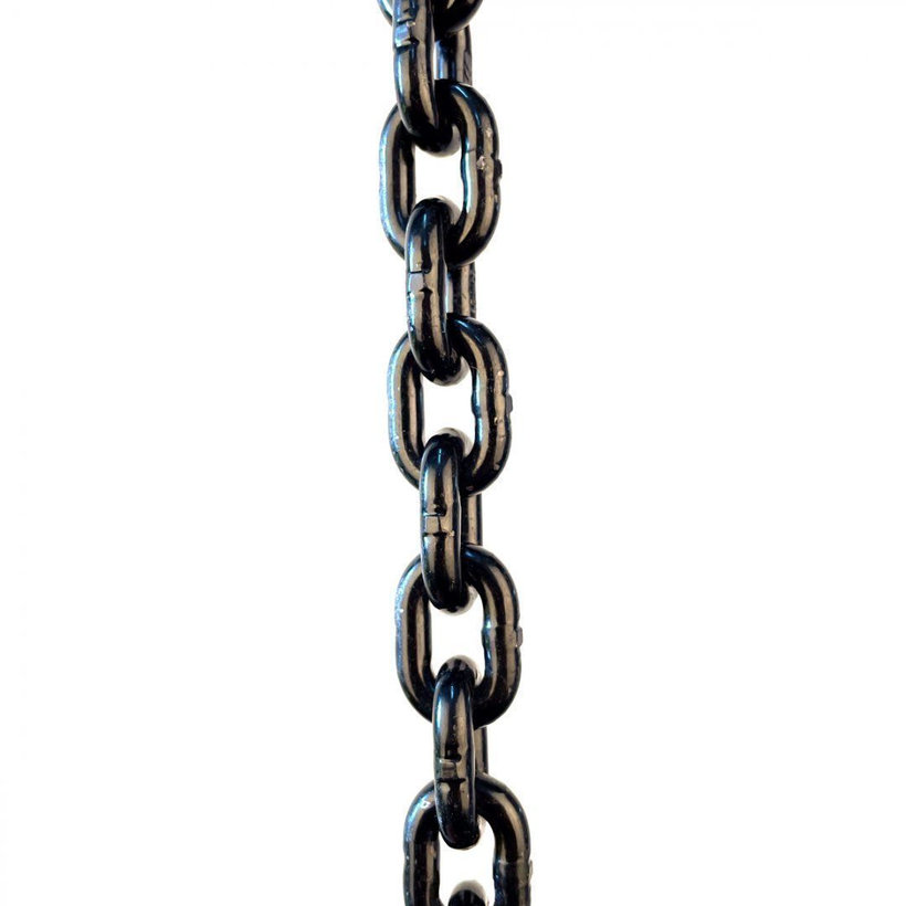 Reťazový záves oko-hák tr 80 so skracovačom (5,5 m, 1120 kg, 6 mm, čierna)