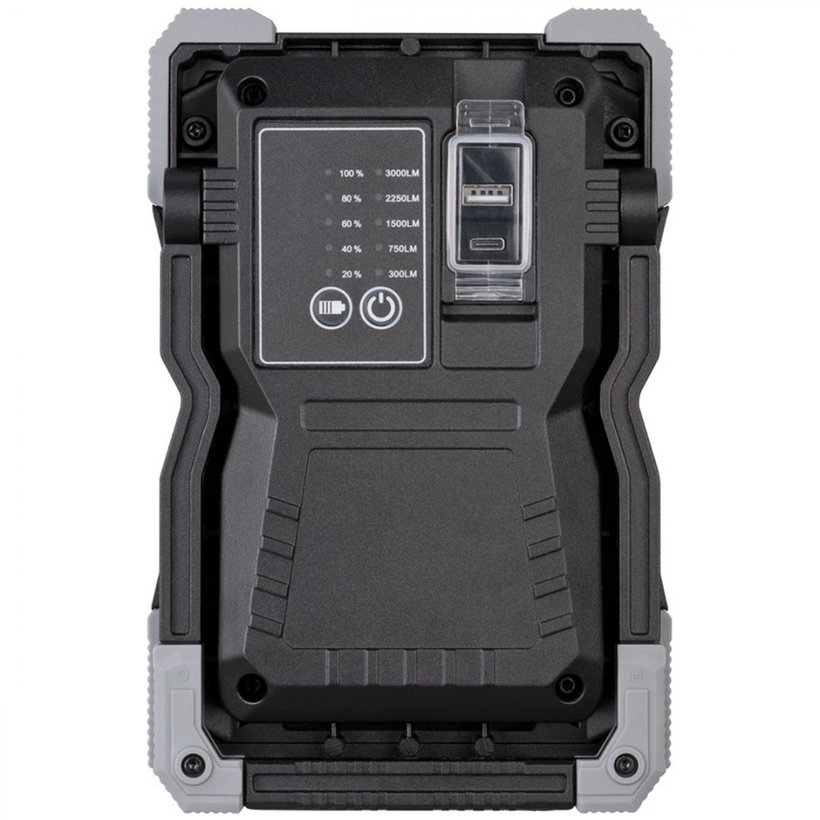 Mobilný nabíjateľný LED reflektor RUFUS 3000 MA