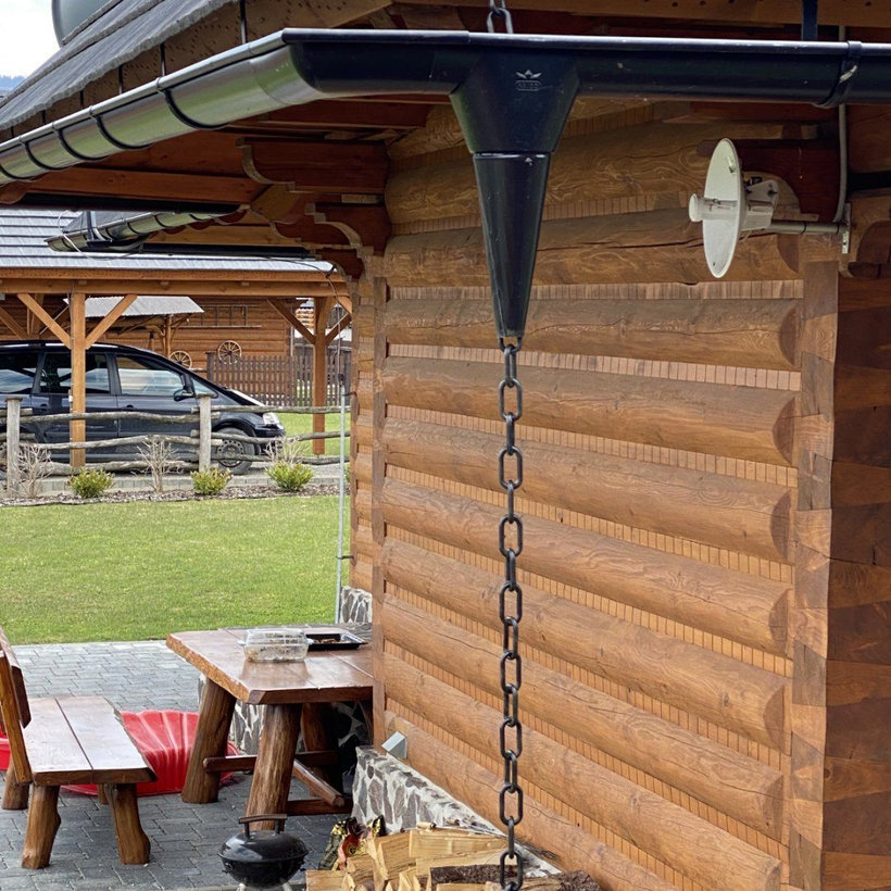 Reťaz plastová čierna 10mm