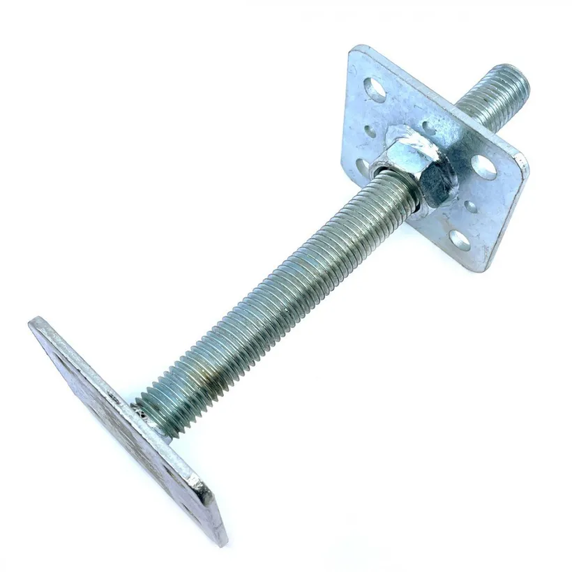 Nastaviteľná pätka stĺpika M16x160 (80x80+80x80)