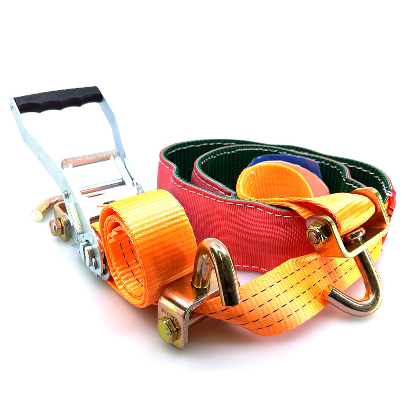 Gurtňa na odťahovku s návlekom 4T - 3,5m + 3 otočné háky