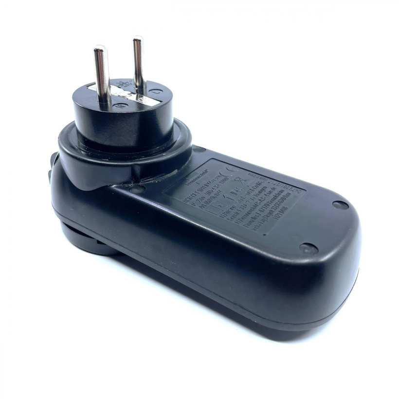 Diaľkový spínací set 2 zásuvky 1000W IP44 čierny