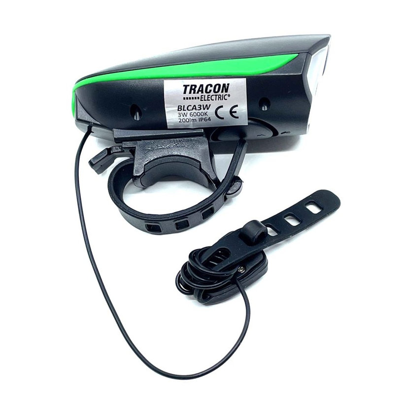 Nabíjateľná lampa na bicykel 3W