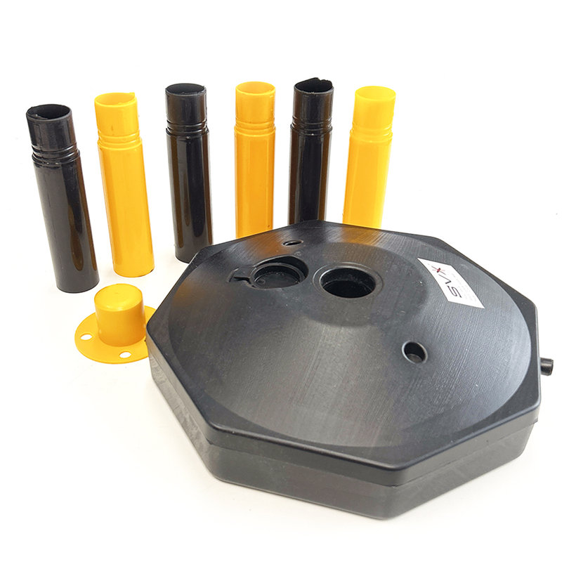 Cestársky podstavec čierno-žltý 90 cm