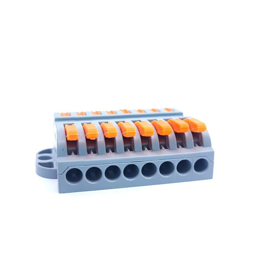 Spojovacia svorka pružinová - 8 vodičov