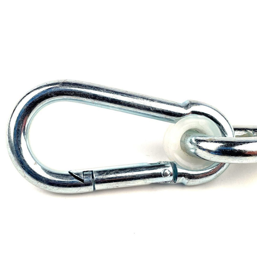 Hák hojdačkový s karabínou a vrutom zn 10,6x280mm