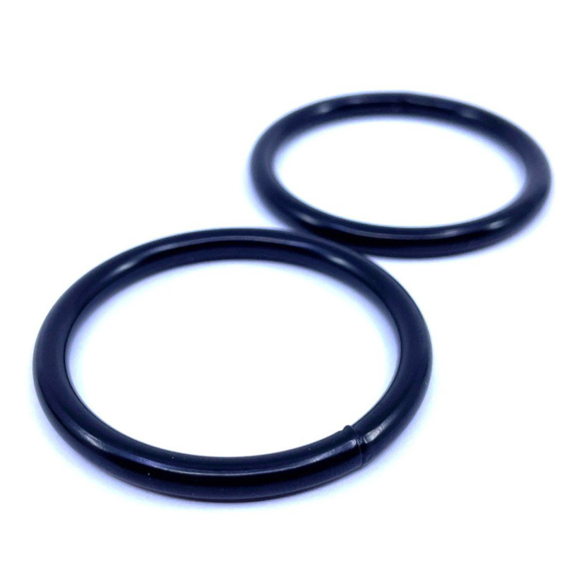 Krúžok zváraný čierny 3x20mm