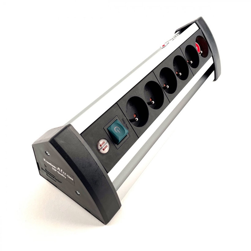 Predlžovací kábel Office-Line 6-zásuvkový čierny 3m