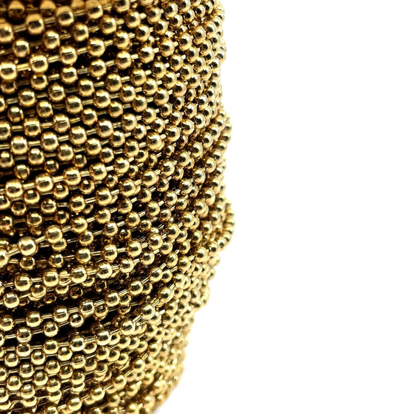 Reťaz guličková žltý zinok 3,2mm