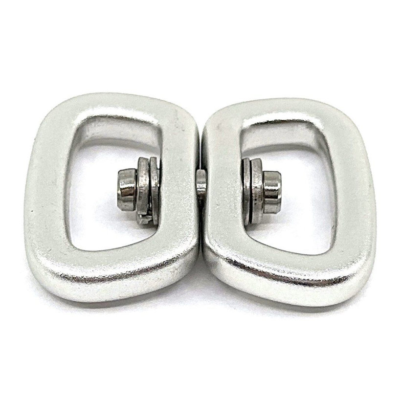 Otočná spojka strieborná 51x25mm