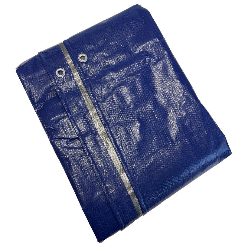 Plachta zakrývacia 2x8m modro-strieborná 200g/m²