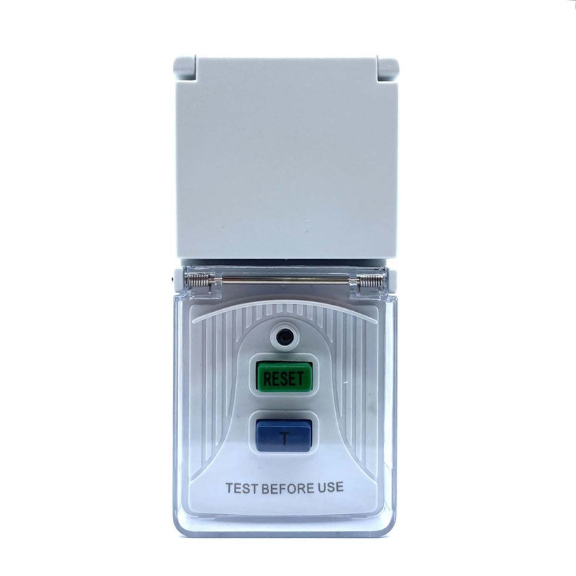 Zásuvkový adaptér s prúdovým chráničom IP44 16A