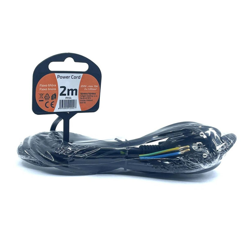 Flexo šnúra 2m 3x1 čierna