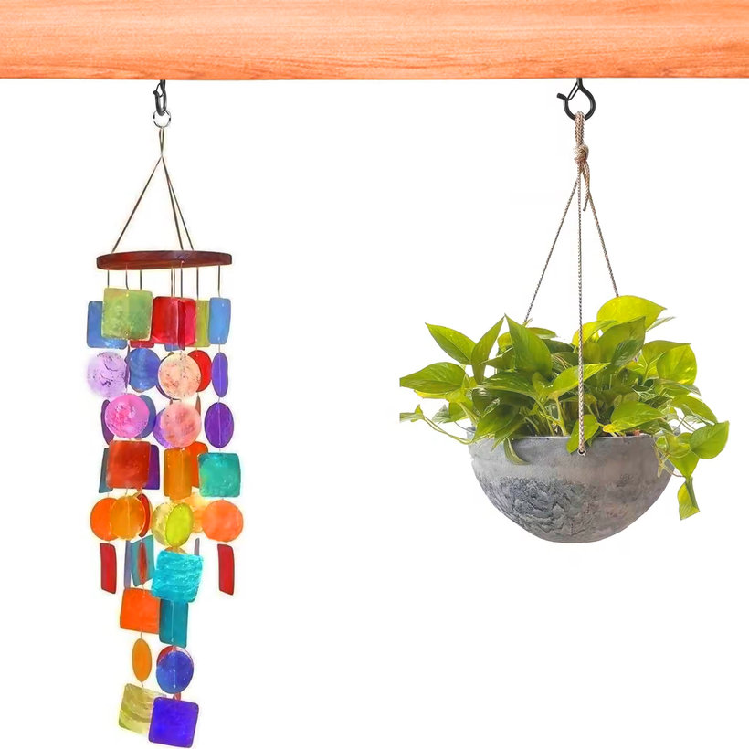 Okrasné oko s vrutom v tvare Q - čierne