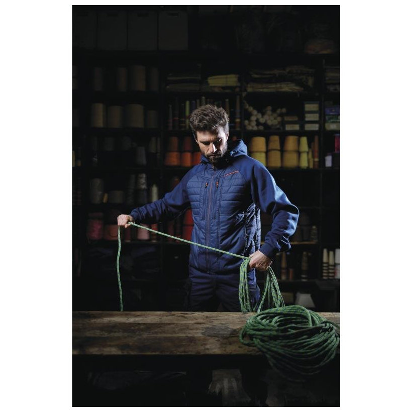 Bunda MOOVE sivo-oranžová L