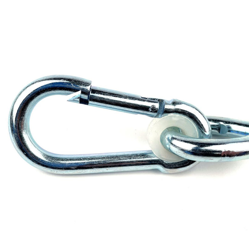 Hák hojdačkový s karabínou Zn M12x230mm