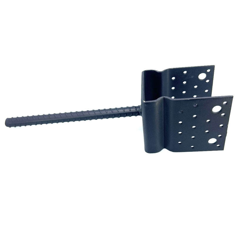 Pätka s prelisom široká hlava 101x100mm čierna