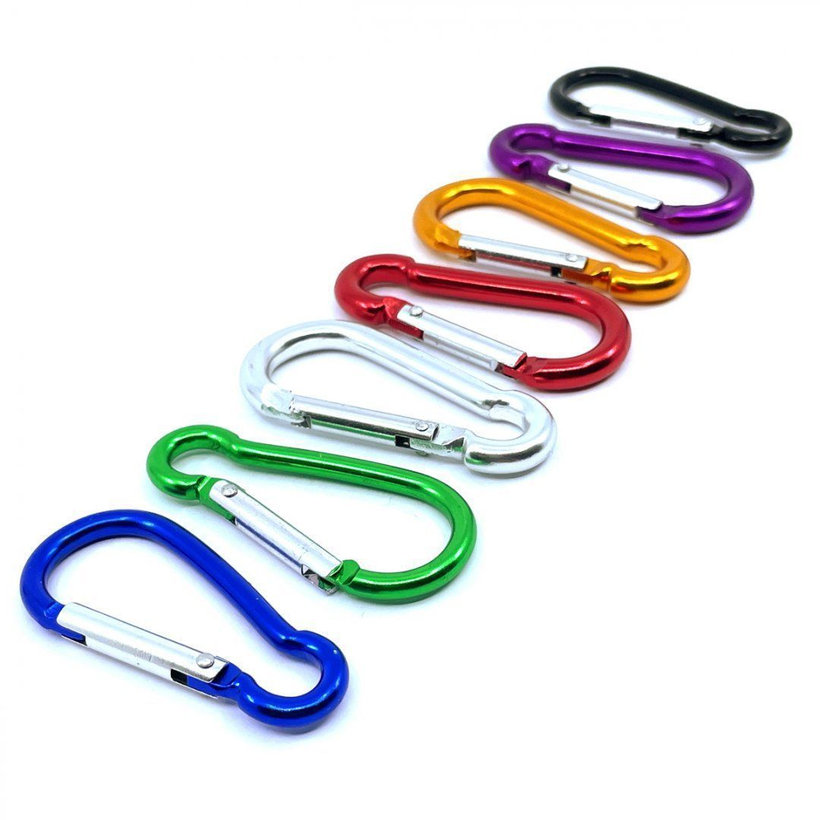 Karabína hliníková - červená 6mm