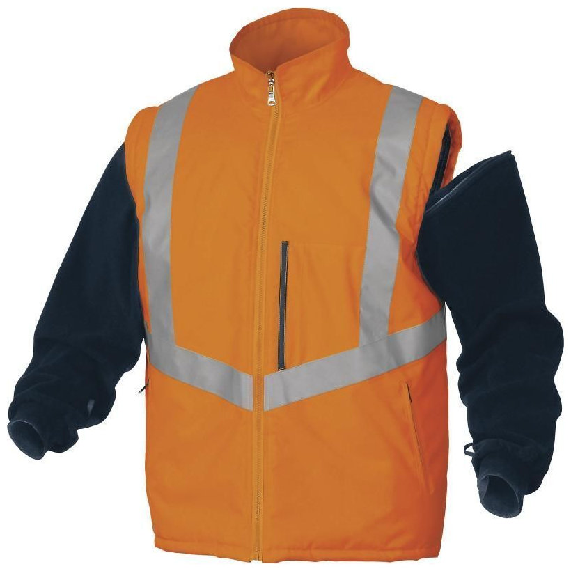 Reflexná bunda OPTIMUM2 oranžová XL