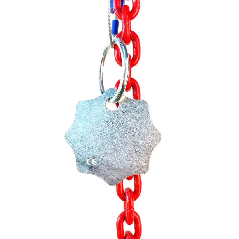 Reťazový záves oko-hák tr 80 so skracovačom (1 m, 1120 kg, 6 mm)