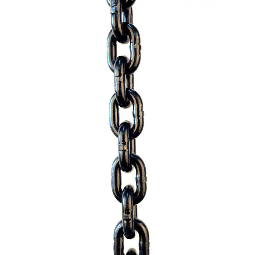 Reťazový záves oko-hák tr 80 so skracovačom (4 m, 1120 kg, 6 mm, čierna)