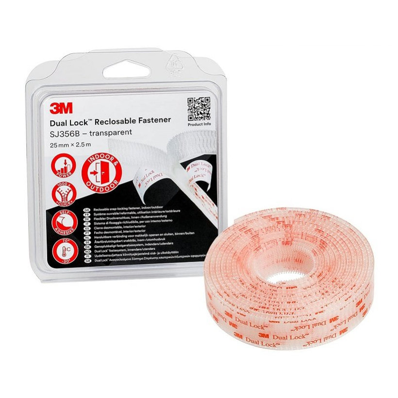 Páska na suchý zips Dual Lock 25mm-2,5m