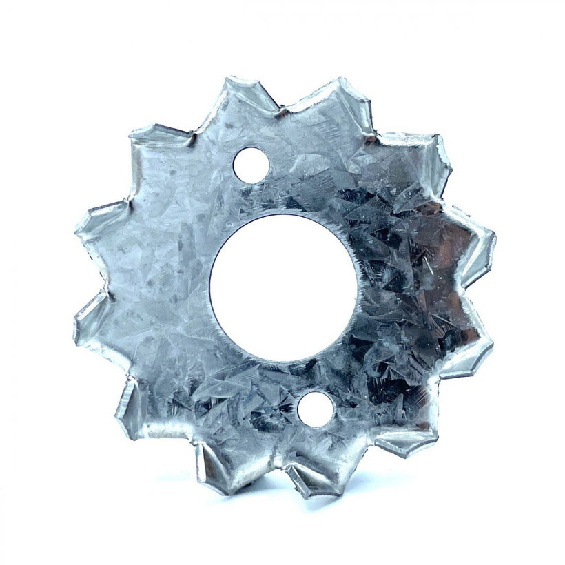 Ozubená podložka - buldog zn 75x26mm